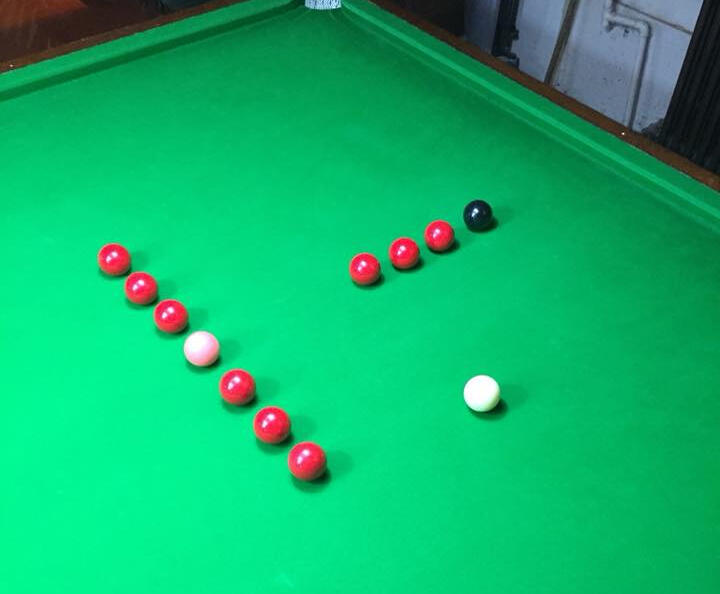 A snooker practice routine for beginners